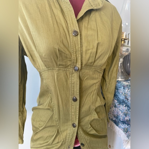 Vintage 90s button up dress/jacket - Picture 2 of 9